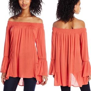 BLU PEPPER off the shoulder top size small